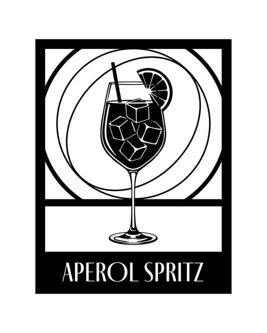 Aperol Spritz Metallwandbild - Made in Germany