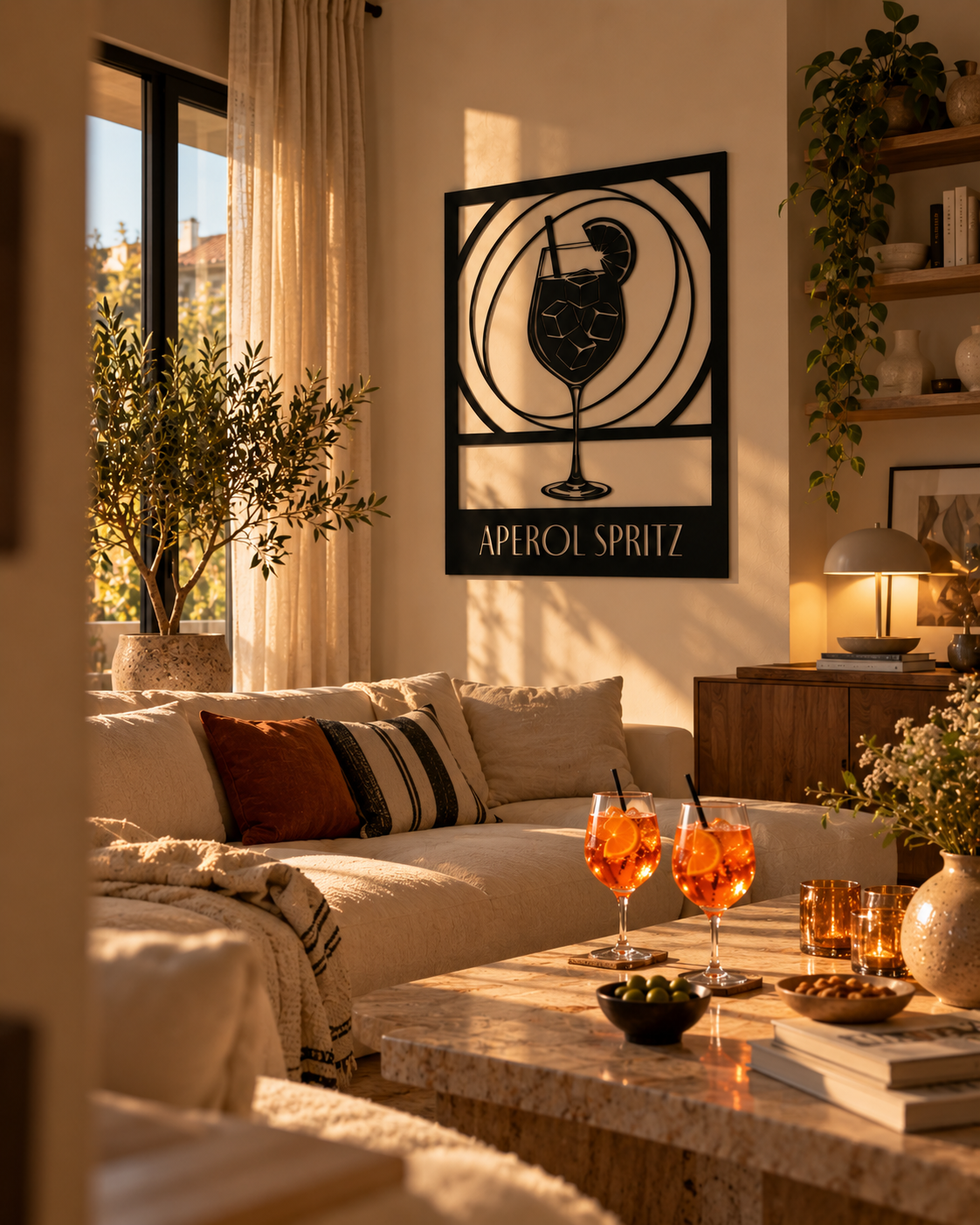 Aperol Spritz Metallwandbild - Made in Germany
