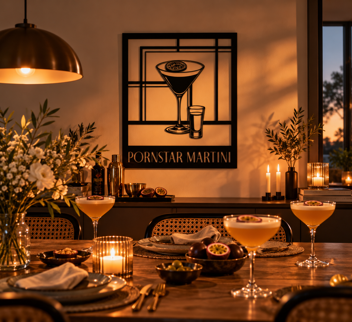 Pornstar Martini Metallwandbild - Made in Germany