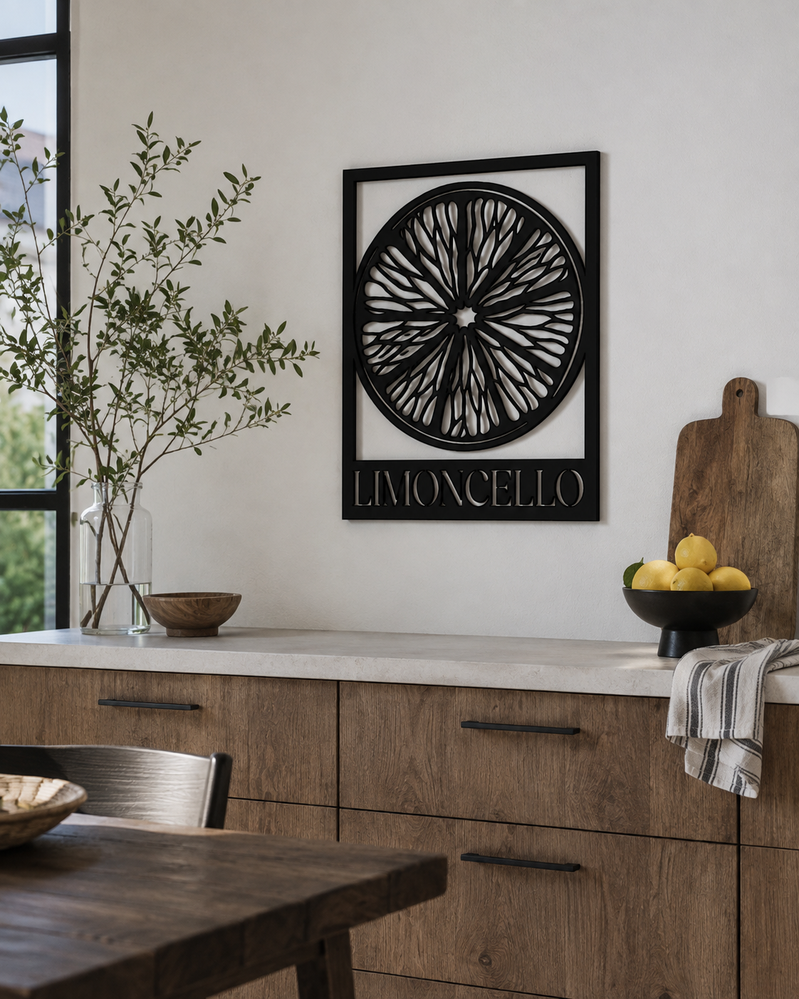 Limoncello Metallwandbild - Made in Germany