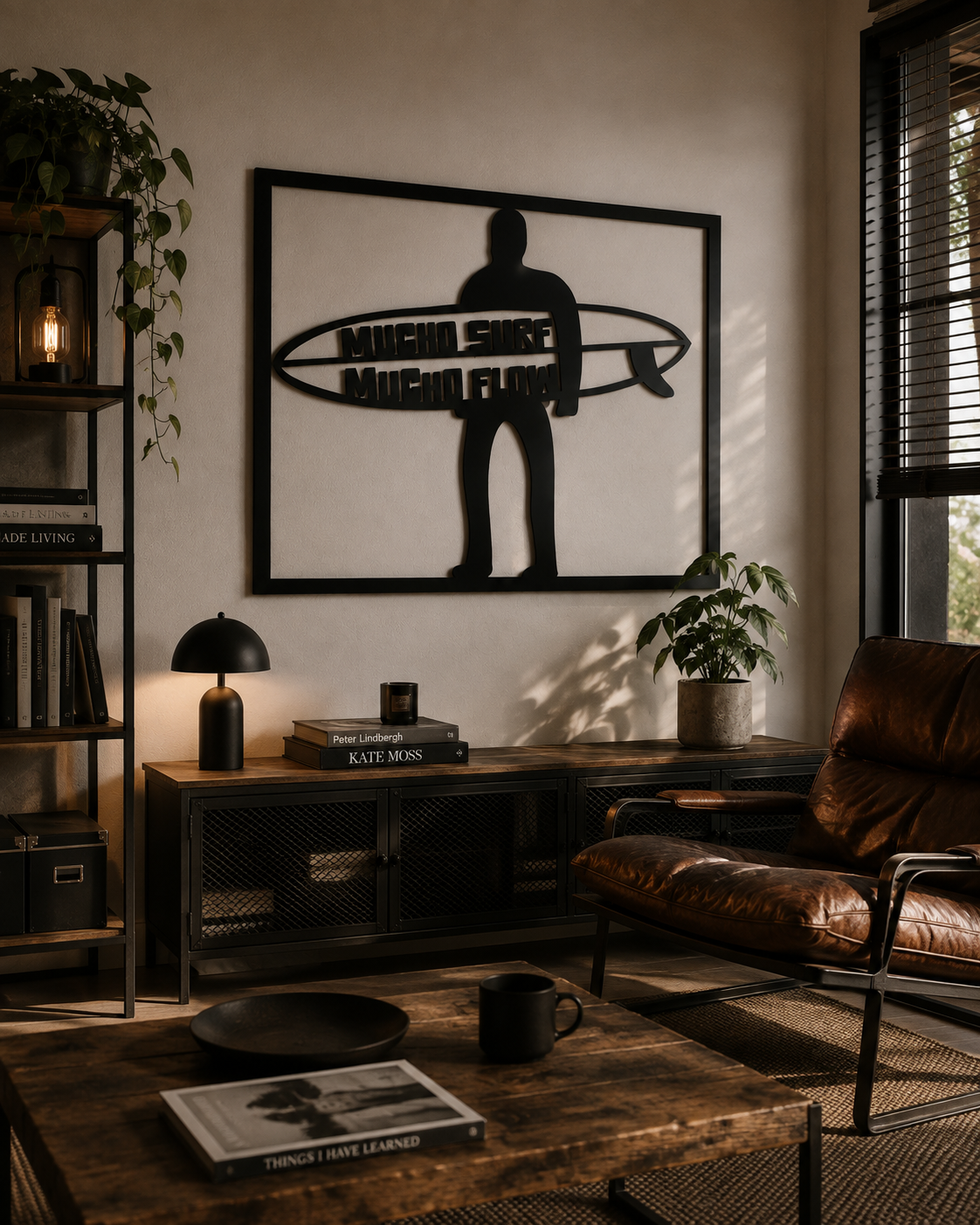 Mucho Surf Mucho Flow Metallwandbild - Made in Germany