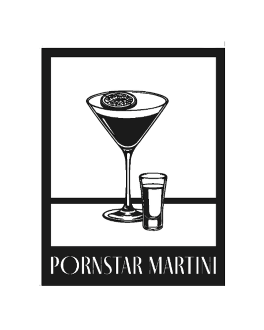 Pornstar Martini Metallwandbild - Made in Germany