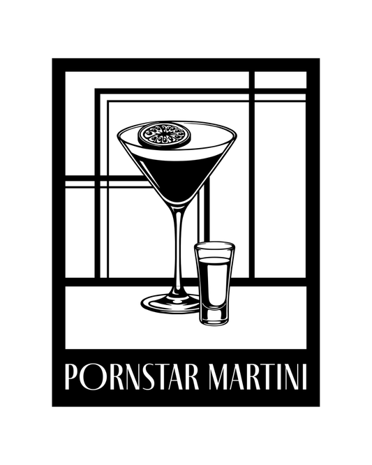 Pornstar Martini Metallwandbild - Made in Germany