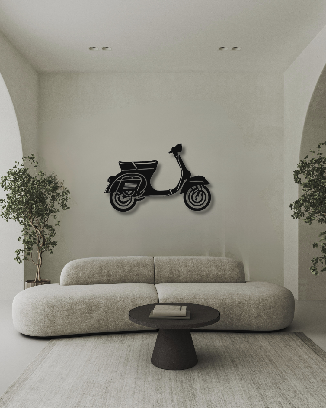 Vespa Metallwandbild - Made in Germany