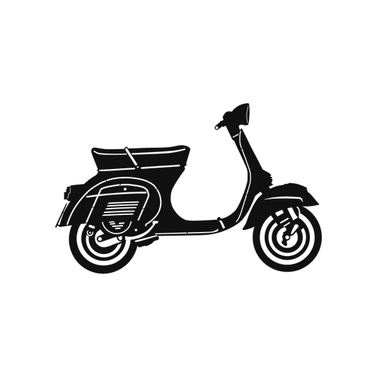 Vespa Metallwandbild - Made in Germany