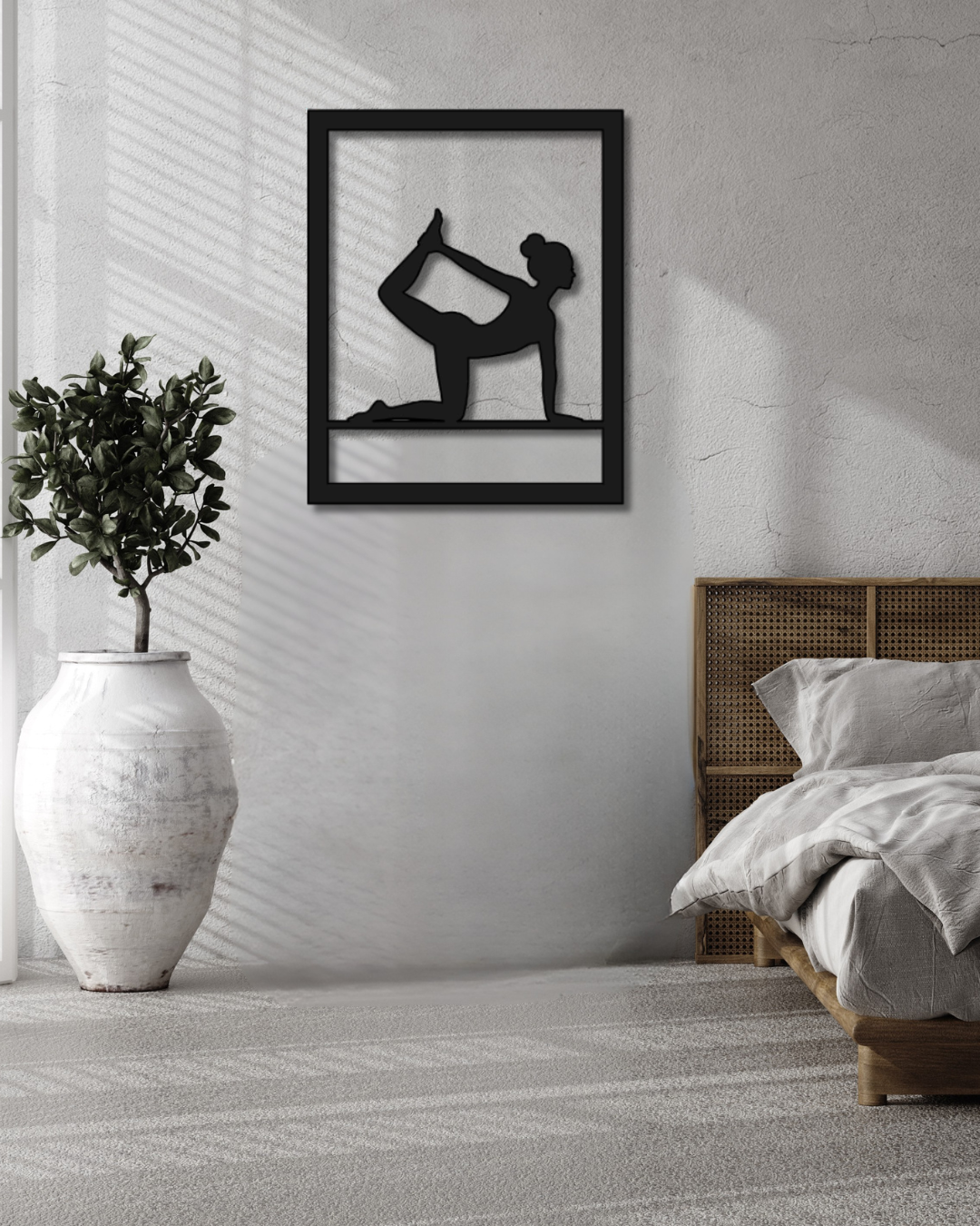 Yoga Pose No. 1 Metallwandbild - Made in Germany