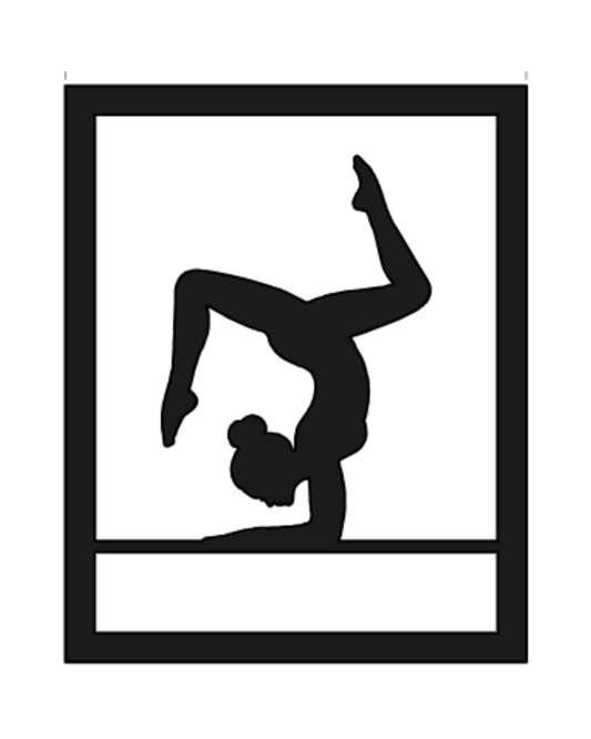 Yoga Pose No. 3 Metallwandbild - Made in Germany