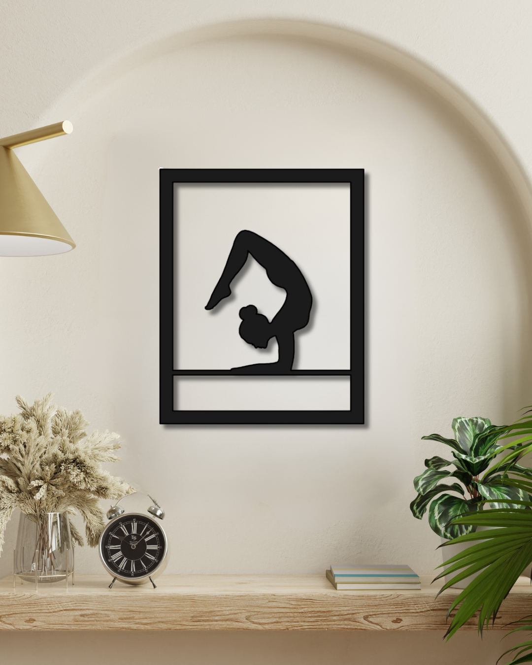 Yoga Pose No. 4 Metallwandbild - Made in Germany