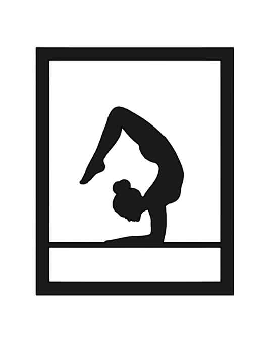 Yoga Pose No. 4 Metallwandbild - Made in Germany