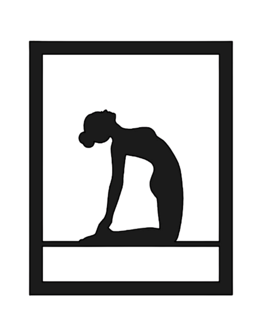 Yoga Pose No. 5 Metallwandbild - Made in Germany
