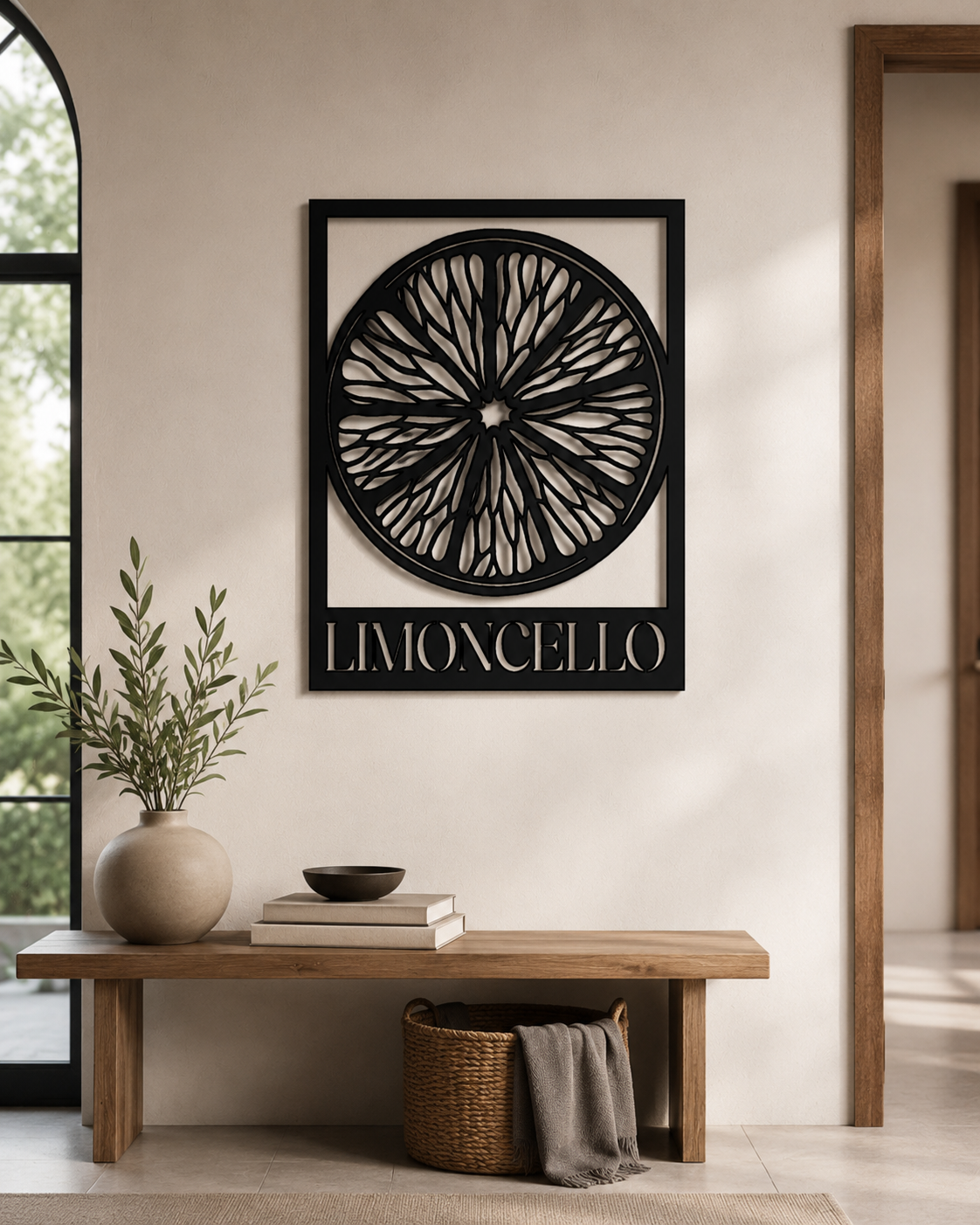 Limoncello Metallwandbild - Made in Germany