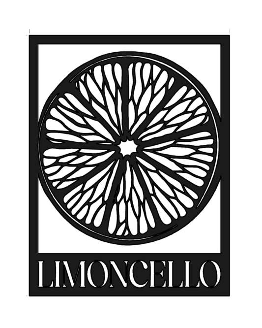 Limoncello Metallwandbild - Made in Germany